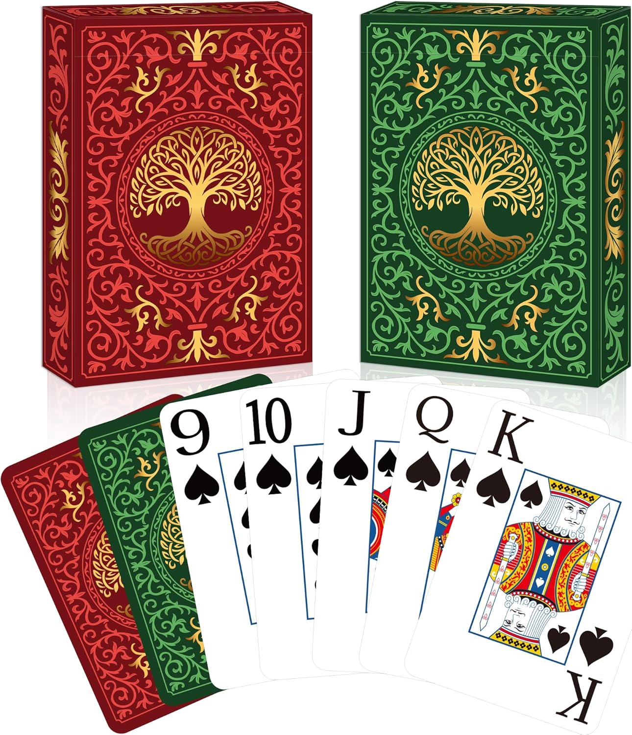 2 Pack Playing Cards | Large P - Graded Card Display review and price